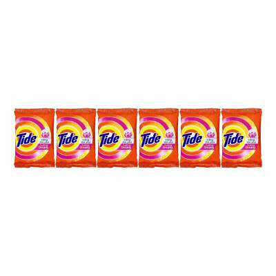 Tide Powder with Downy Laundry Detergent Powder, 350g (Pack of 6)