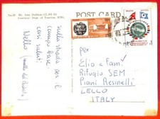 aa0346 - NEPAL - POSTAL HISTORY - POSTCARD to ITALY 1978