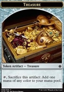 Treasure Token (08) x4 - Ixalan - NM-Mint, English - Ixalan