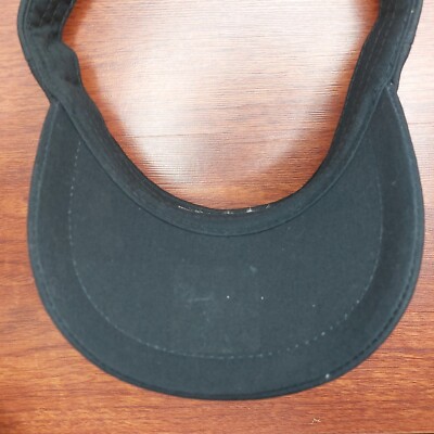 Casquette Visière Pinehurst Tradition 1895 – Noire, Coton, Ajustable, Unisexe