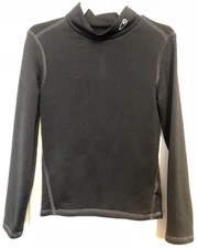 Champion C9 Youth Size Small 6 7 Black Base Layer L/S Soccer Sport Top EUC