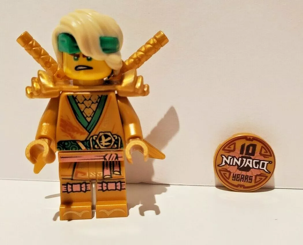 NEW LEGO Ninjago 10 Anniversary LLOYD Minifigure from set 71735 w special tile