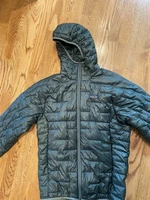 Patagonia Men’s Micro Puff Hoodie Jacket Size Small Dark Green Puffy Synthetic
