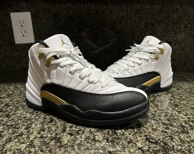 Nike Air Jordan Retro XII 12 Royalty Taxi White / Black RARE Size