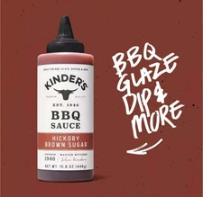 2 PK - Kinder's Hickory Brown Sugar BBQ Sauce 15.8 oz BB: 08/2026