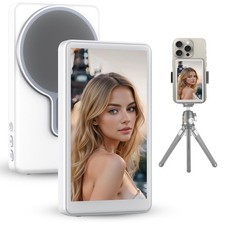 Magnetic Selfie Monitor Screen, Wireless Phone Camera Screen Mirroring, Rear ...