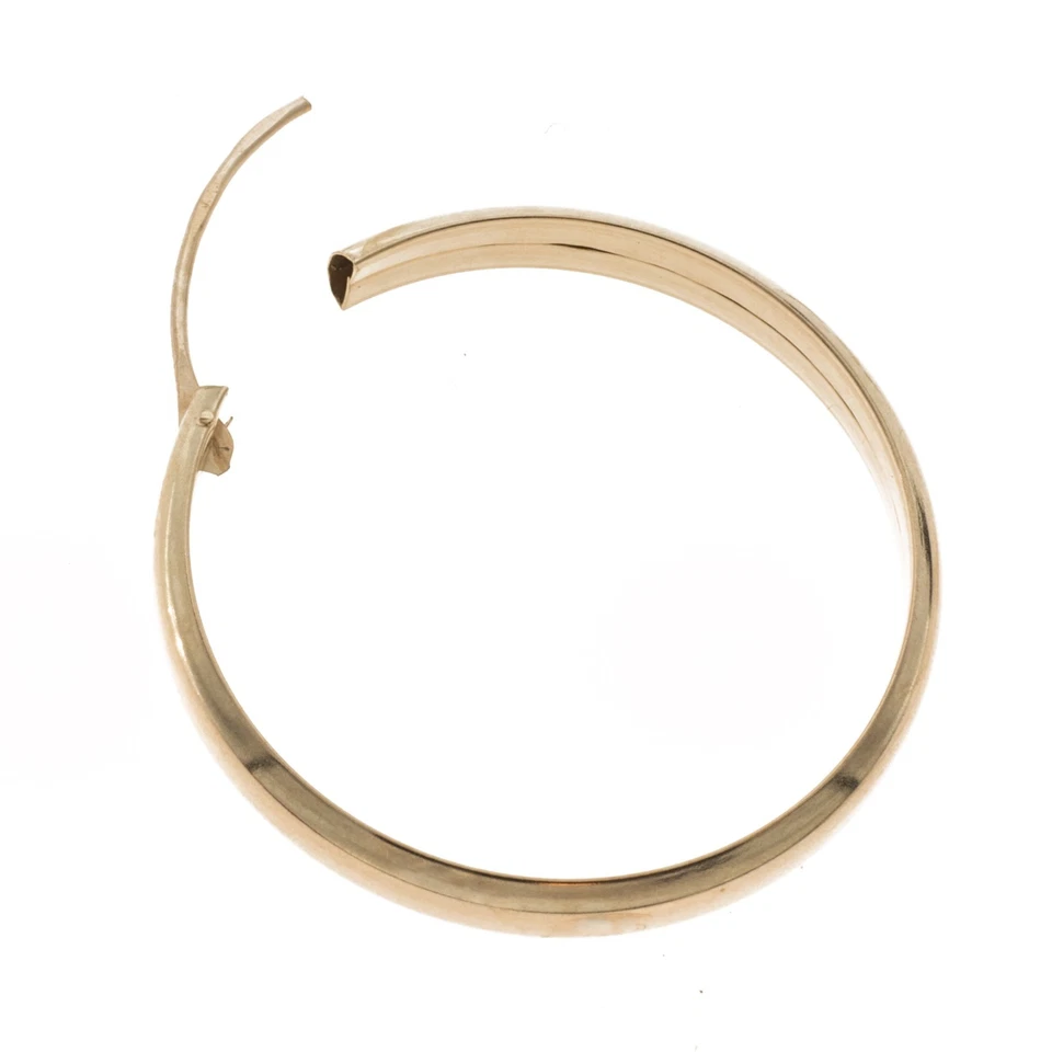 Creolen aus 585 Gold 14 Karat 2 cm Durchmesser 3 mm breit - Bild 2 von 2