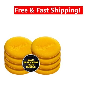 Durable 8-Pack of 4'' Foam Applicator Pads - Perfect for Car Polish & Wax