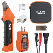 Klein Tools ET310KIT Circuit Breaker Finder Kit w/ GFCI Outlet Tester Case