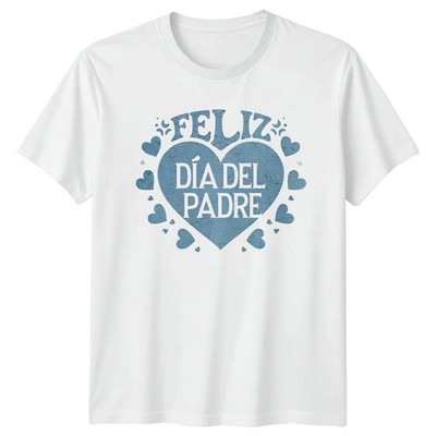 Feliz Dia Del Padre Herren T-Shirt Spanische Sprache Vaterschaft Vatertag Geschenk
