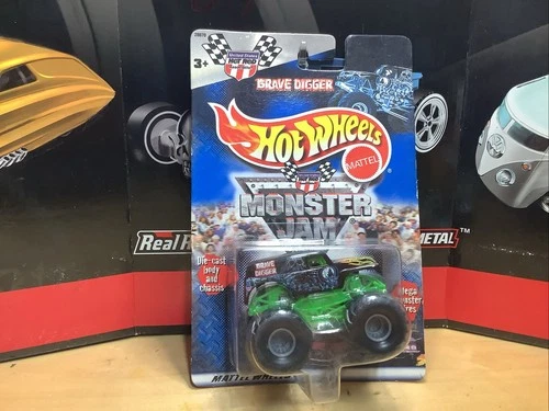 Hot Wheels Mattel Grave Digger Monster Jam Truck VINTAGE 2000 1:64