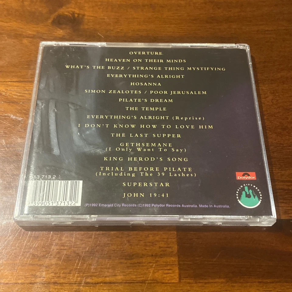 Jesus Christ Superstar The Album CD Soundtrack 1992 Australian Cast Free Postage - image 2 of 4