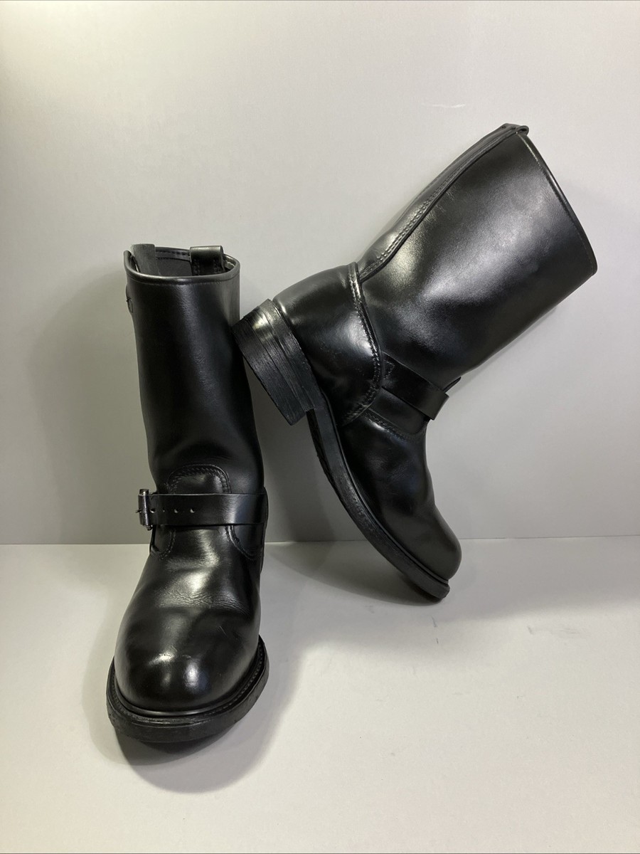 Vintage Heavy Duty Engineer Boots USA Made Steel Toe  display picture 3