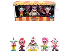 SET OF 5 DIECAST FIGURES "KILLER KLOWNS" (1988) METALFIGS BY JADA 37213