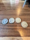 Lot of 4 Washington Silver Quarters