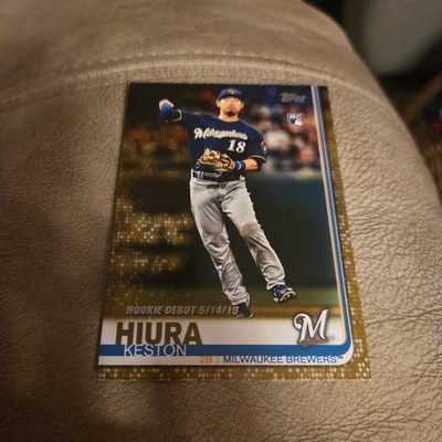 2019 Topps Update 150th GOLD Keston Hiura Rookie Milwaukee Brewers #US52 
