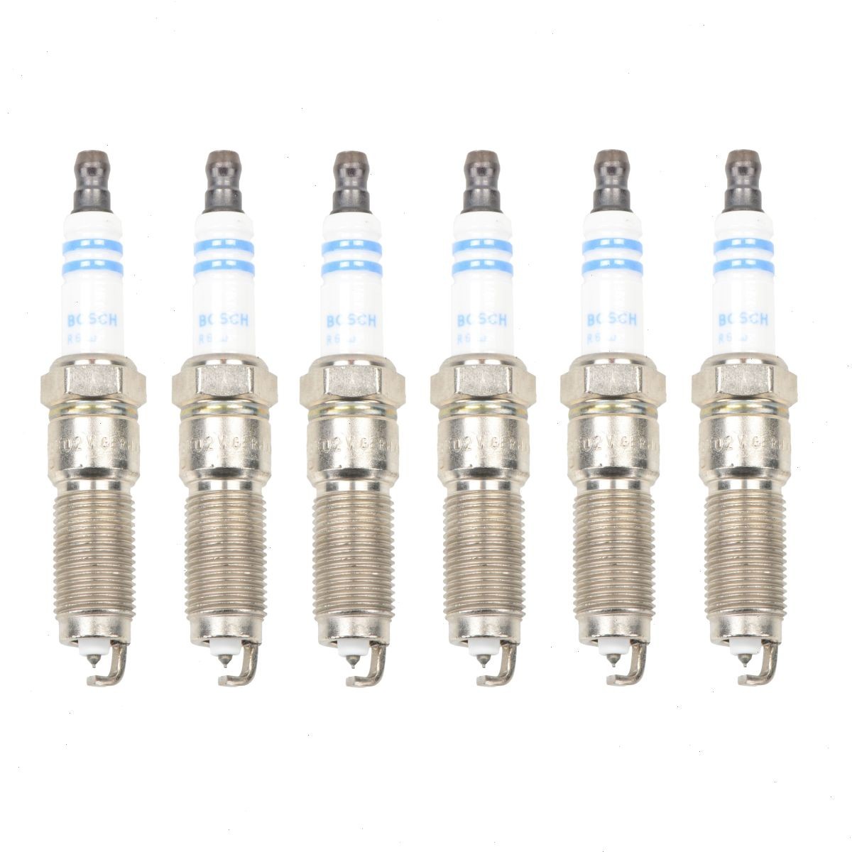 6 pc Bosch Double Platinum Spark Plugs for 2001-2003 Chrysler Voyager 3.3L sr
