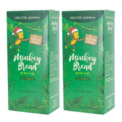Sweet Cinnamon Monkey Bread Mix | Pack of 2 | 22 oz | Cobblestone Kitchen