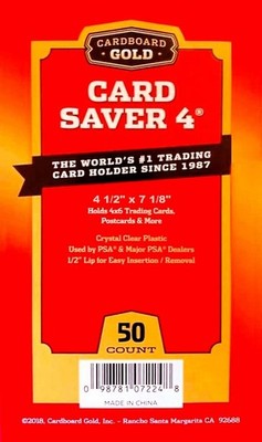 50 Card Saver 4 IV Grading Submission Holders Thick Oversize Cards Free Shipping