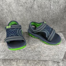 Teva Psyclone XLT Water Sandals 1019538T Gray Green Toddler Size 7 653