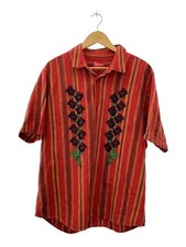 Supreme Short Sleeve Shirt L Cotton RED