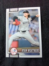 Rookie 2026 Topps Series 2 Card #634 Ryan Weathers New York Yankees. rookie card picture