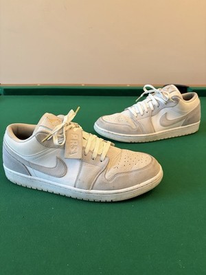Jordan 1 Low OG Paris Men Size 13 Grey White Sneakers Shoes PSG CV3043-100