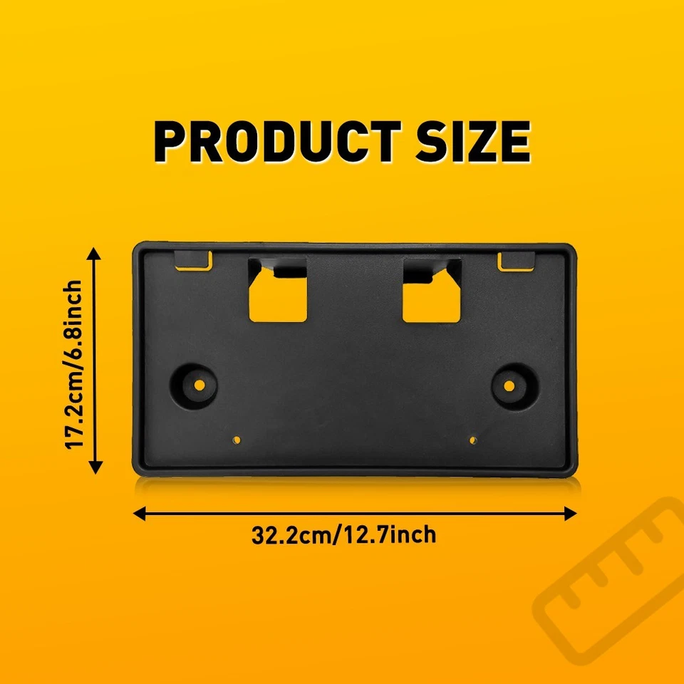 Soporte de matrícula delantero sin HW para 98-11 Ford Crown Victoria VIC 1~10 Foto 4 de 4