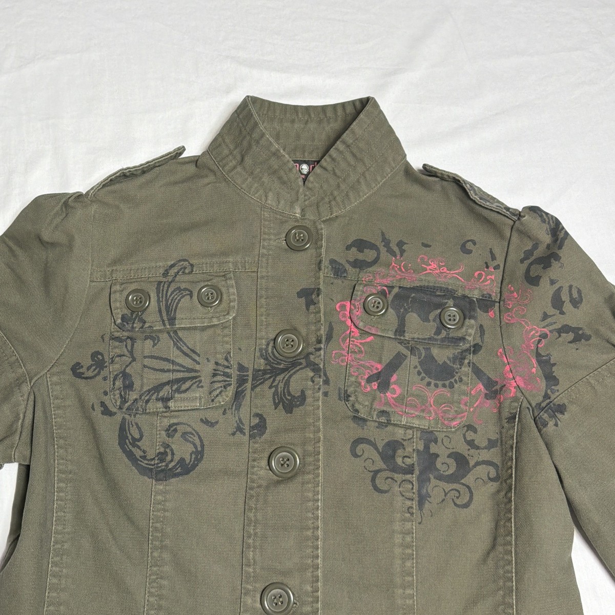 ジャケット・アウター archive military jacket 00s gimmick y2k 00s archive gimmick military jacket Y2K - メルカリ