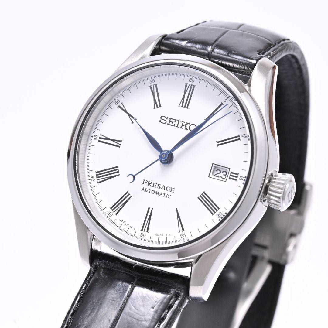 Seiko Presage SARX049 Enamel Dial 6R15 Automatic 2023 Purchase Full Set image 3
