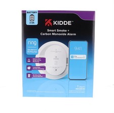 Ring Smart Smoke & CO Detector AA Battery Wireless Interconnect RGCUDR-RW