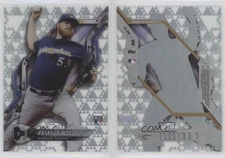 2018 Topps High Tek Pattern 3 Rhombuses/Triangles Brandon Woodruff Rookie RC