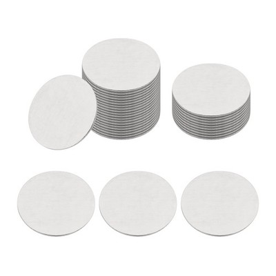 100Pcs 31/32''(25mm) Dia 0.04''(1mm) Thick Round Flat Stainless Steel Disc