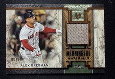 Alex Bregman Game Used Relic /75. 2025 Topps Museum Collection