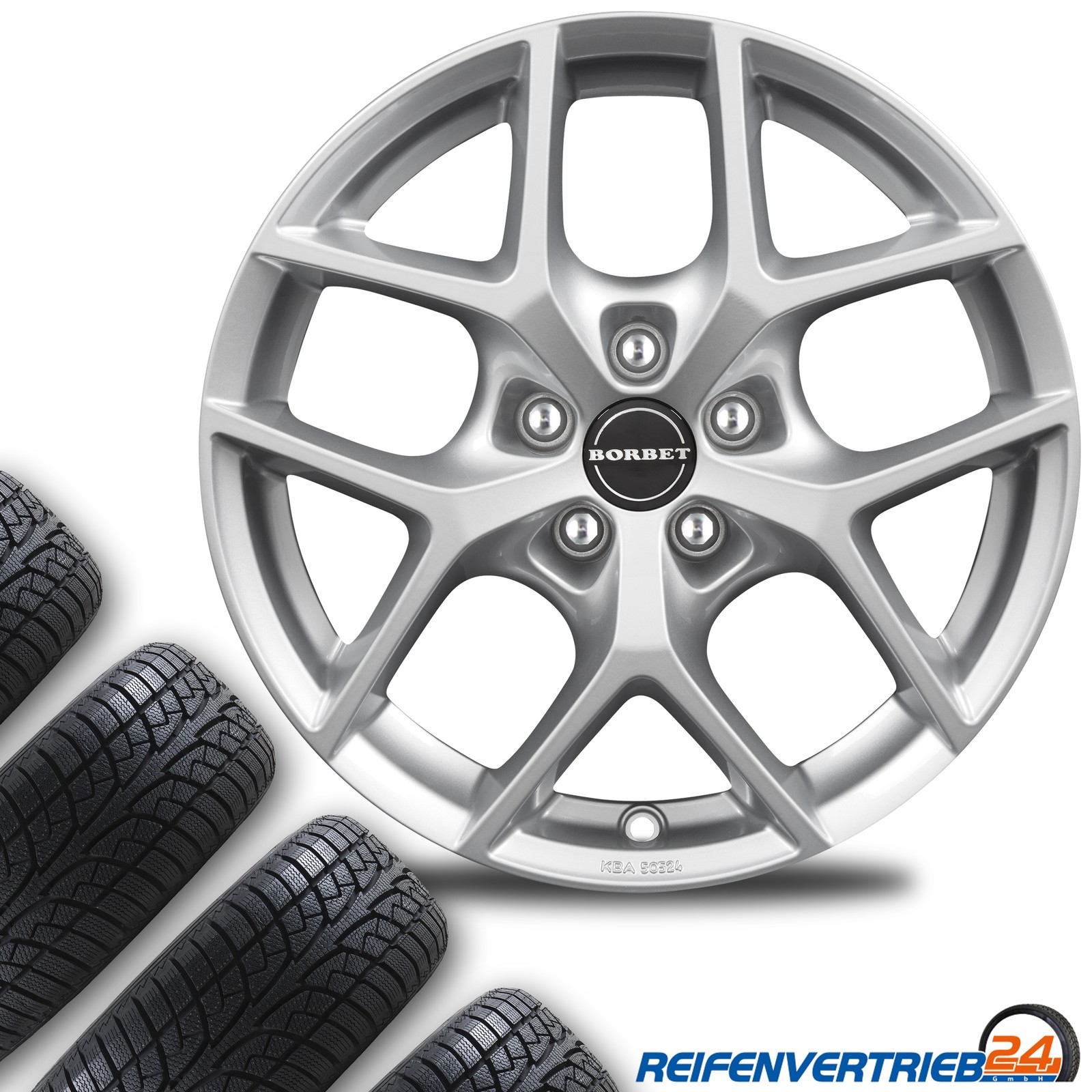 4x Alu Winterräder für Seat Leon Reifen 205/55R16 Hankook - Image 6
