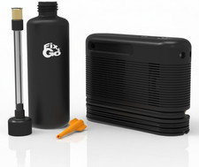 Fix&Go MICROAIR – Kit Riparazione Pneumatici Moto 12V Con Compressore Portatile 