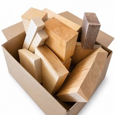 Drechselholz XL Mixpaket 10 kg A-Qualit&auml;t oder B-Ware Holz zum Drechseln Basteln