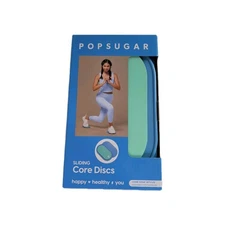 POPSUGAR Sliding Core Discs Yoga Home Fitness Workout