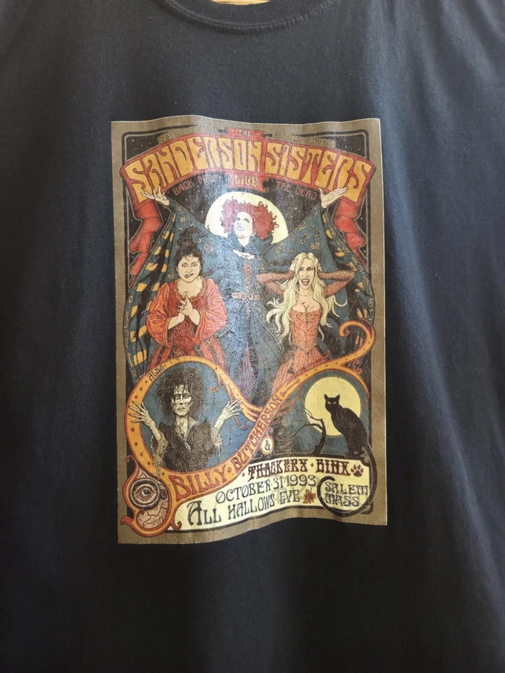Camiseta Sanderson Sisters Hocus Pocus Talla M Camiseta Gráfica Halloween Bruja De Colección Foto 3 de 4