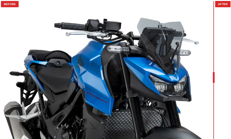 Deflector De Parabrisas Deportivo Puig Claro Honda CB 750 Hornet 2025 - 2026 - Imagen 3 de 4