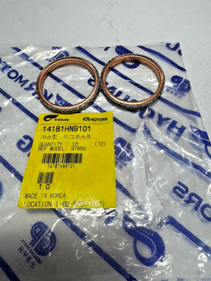 NEU Original Hyosung GV650 Aquila GT650R Auspuffdichtung x2 14181HN9101