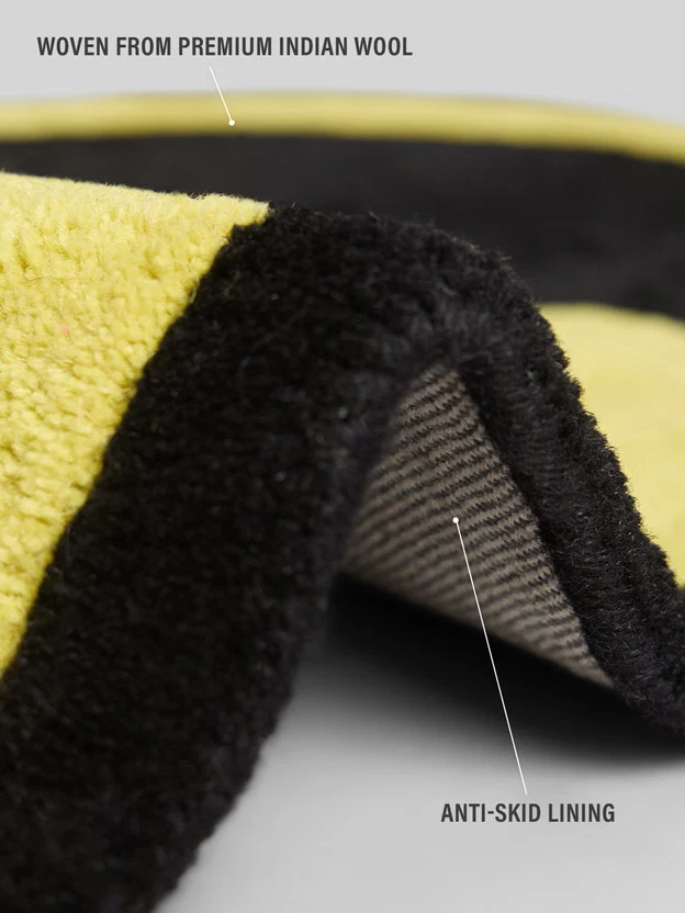 Alfombras de piso con logotipo de Batman de DC edición limitada acolchadas a mano - con licencia oficial ® Foto 2 de 4