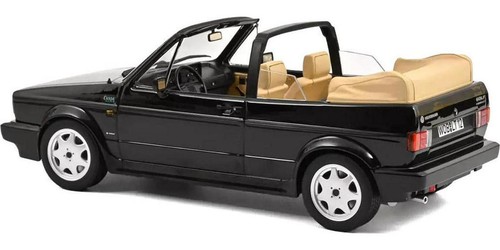 Voiture miniature moulée sous pression Volkswagen Golf Cabriolet noire 1992 échelle 1/18 par Norev - Photo 3/4