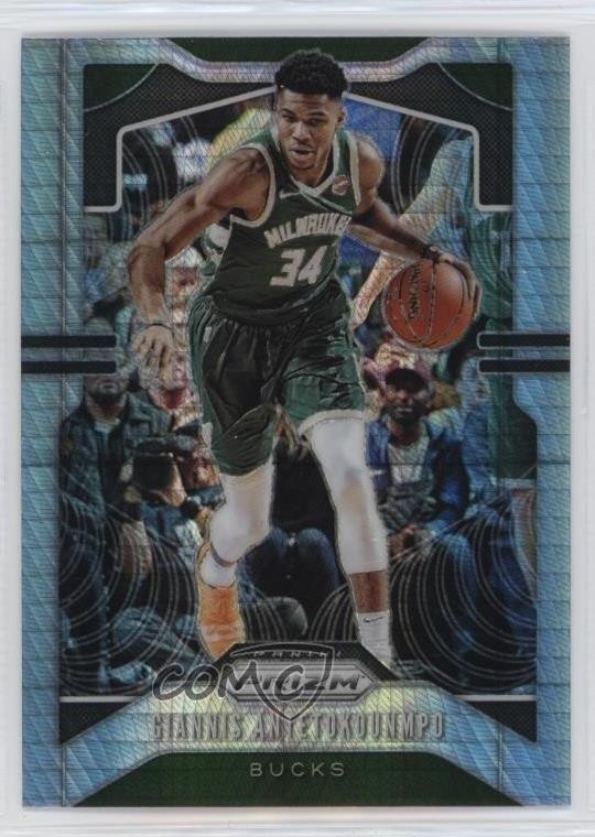 2019-20 Panini Prizm Hyper Prizm Giannis Antetokounmpo #152 ni4