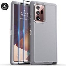 Gray For Samsung Galaxy Note 20 Ultra/ Note 20 Phone Case Cover Screen Protector