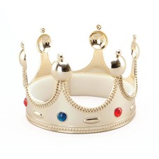 Kings Crown Superior Gold Medieval Costume Accessory