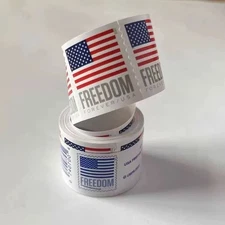 New 1 rolls of 100 USPS - Postage Free Ship!!-100 PCS-(2023)*