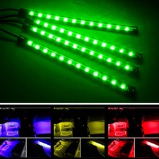 4 Led light strip for Cars Inside car Lighting interior Glow Color music control