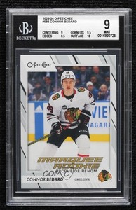 2023-24 O-Pee-Chee Marquee Rookie Connor Bedard #582 BGS 9 MINT Rookie RC