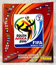 2010 Panini World Cup FIFA South Africa HUGE 72 Page Collectors Sticker Album